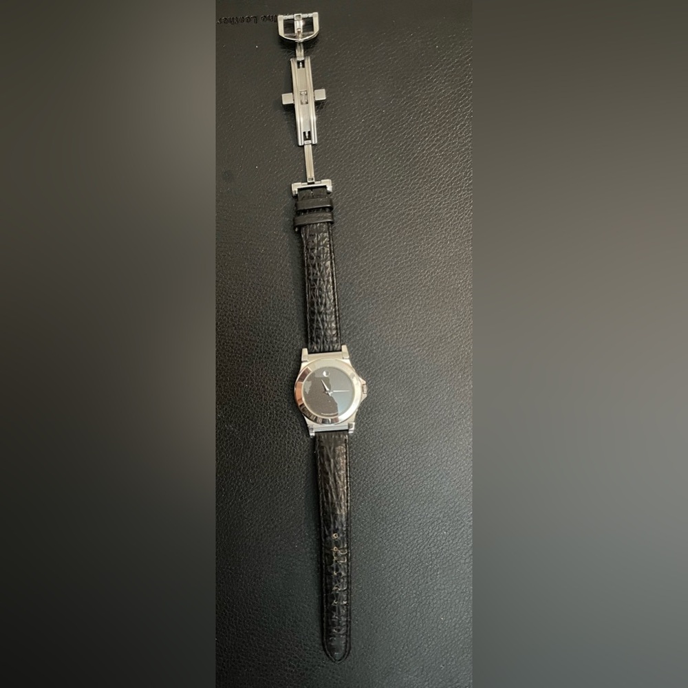 Vintage Movado Museum Ladies Quartz Wristwatch Swiss Steel